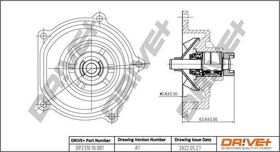 Dr!ve+ DP2310.10.081 - Водяний насос avtolavka.club