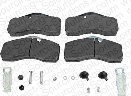 DSS 960015OEM - Гальмівні колодки, стояночні дискові гальма avtolavka.club