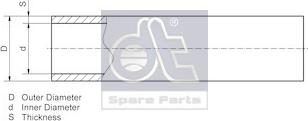 DT Spare Parts 9.86004 - Трубопровід avtolavka.club