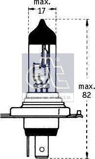DT Spare Parts 9.78104 - Лампа розжарювання, основна фара avtolavka.club