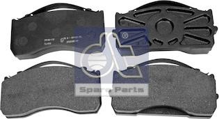 DT Spare Parts 4.90933SP2 - Гальмівні колодки, дискові гальма avtolavka.club