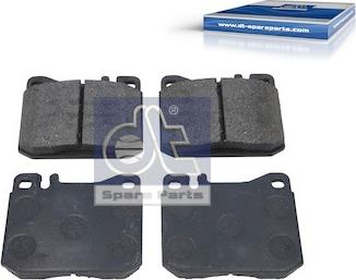 DT Spare Parts 4.92240 - Гальмівні колодки, дискові гальма avtolavka.club