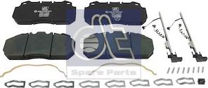 DT Spare Parts 6.95106 - Гальмівні колодки, дискові гальма avtolavka.club