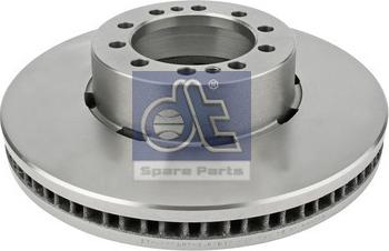 DT Spare Parts 6.61010 - Гальмівний диск avtolavka.club