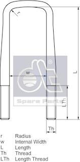 DT Spare Parts 5.10463 - Драбина ресори avtolavka.club