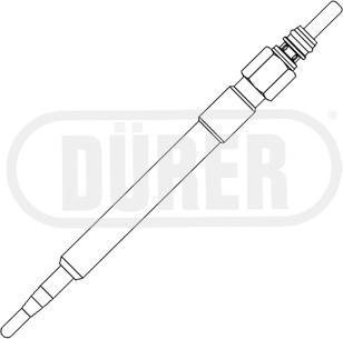 DÜRER DG173123 - Свічка розжарювання avtolavka.club