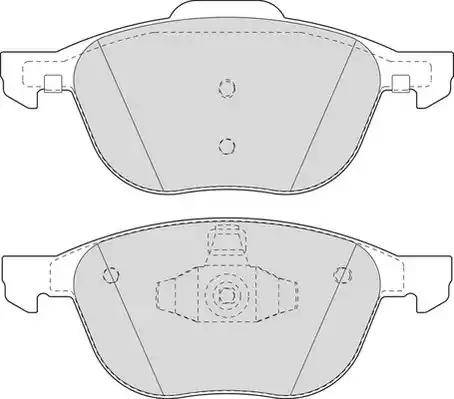 Duron DBP241594 - Гальмівні колодки, дискові гальма avtolavka.club