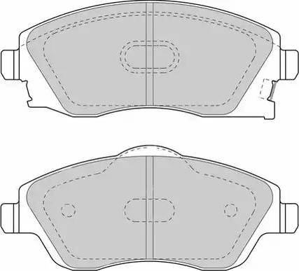 Duron DBP251424 - Гальмівні колодки, дискові гальма avtolavka.club