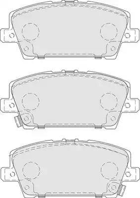 DJ Parts BP1768 - Гальмівні колодки, дискові гальма avtolavka.club