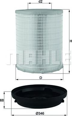 Dynamatrix DAF3480KIT - Повітряний фільтр avtolavka.club