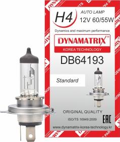 Dynamatrix DB64193 - Лампа розжарювання, основна фара avtolavka.club