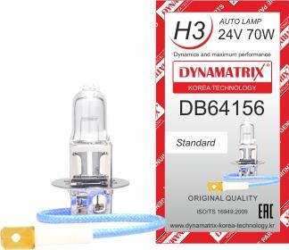 Dynamatrix DB64156 - Лампа розжарювання, основна фара avtolavka.club
