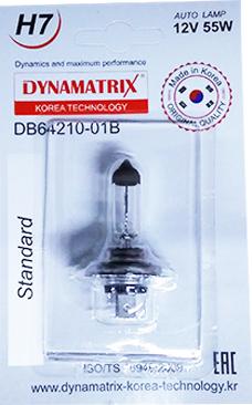 Dynamatrix DB64210-01B - Лампа розжарювання, основна фара avtolavka.club