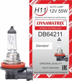 Dynamatrix DB64211 - Лампа розжарювання, основна фара avtolavka.club