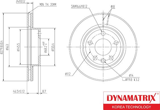 Dynamatrix DBD1010 - Гальмівний диск avtolavka.club