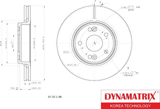 Dynamatrix DBD1182 - Гальмівний диск avtolavka.club