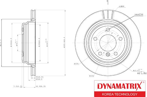 Dynamatrix DBD836 - Гальмівний диск avtolavka.club