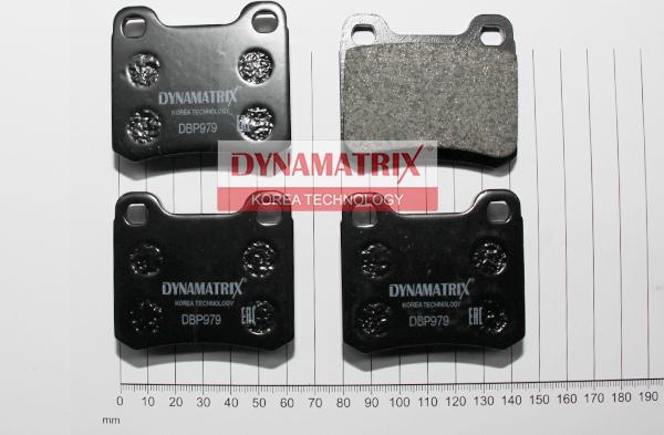 Dynamatrix DBP979 - Гальмівні колодки, дискові гальма avtolavka.club