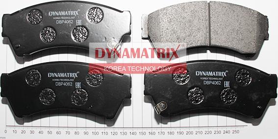 Dynamatrix DBP4062 - Гальмівні колодки, дискові гальма avtolavka.club