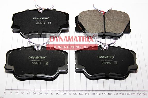 Dynamatrix DBP415 - Гальмівні колодки, дискові гальма avtolavka.club