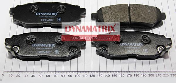 Dynamatrix DBP4187 - Гальмівні колодки, дискові гальма avtolavka.club