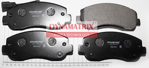 Dynamatrix DBP4347 - Гальмівні колодки, дискові гальма avtolavka.club