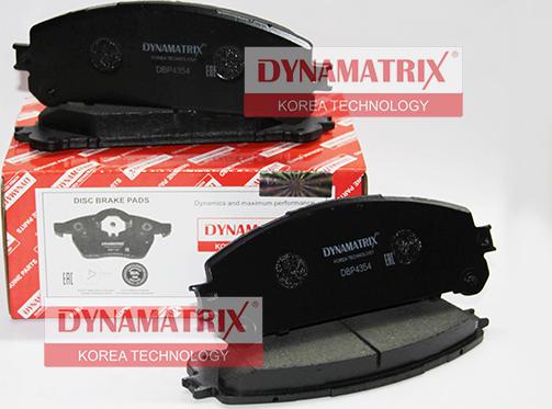 Dynamatrix DBP4354 - Гальмівні колодки, дискові гальма avtolavka.club