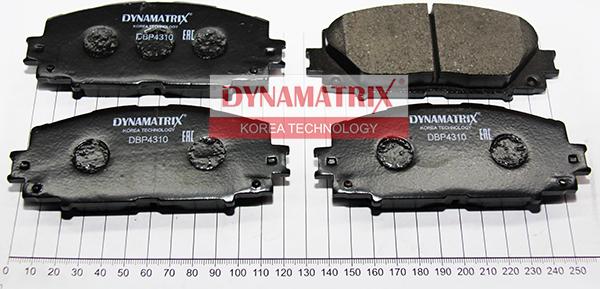 Dynamatrix DBP4310 - Гальмівні колодки, дискові гальма avtolavka.club