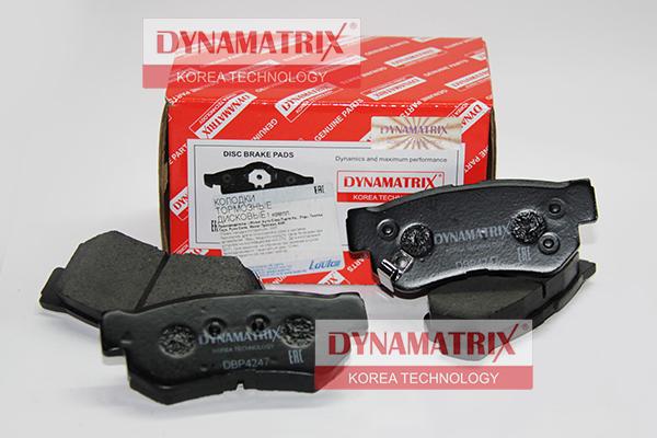 Dynamatrix DBP4247 - Гальмівні колодки, дискові гальма avtolavka.club