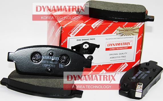 Dynamatrix DBP4263 - Гальмівні колодки, дискові гальма avtolavka.club