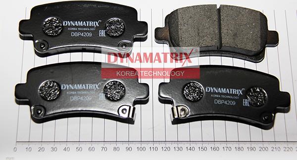 Dynamatrix DBP4209 - Гальмівні колодки, дискові гальма avtolavka.club