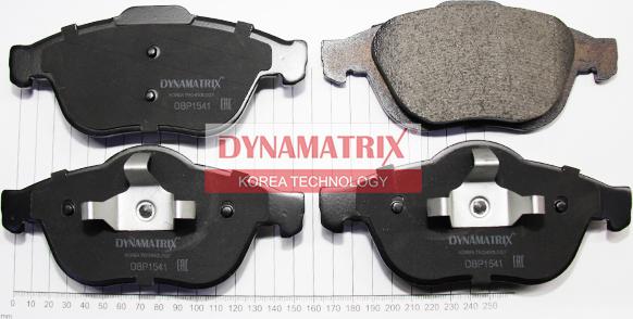 Dynamatrix DBP1541 - Гальмівні колодки, дискові гальма avtolavka.club
