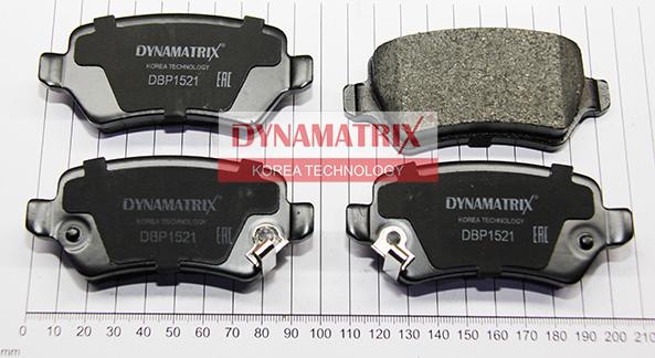 Dynamatrix DBP1521 - Гальмівні колодки, дискові гальма avtolavka.club
