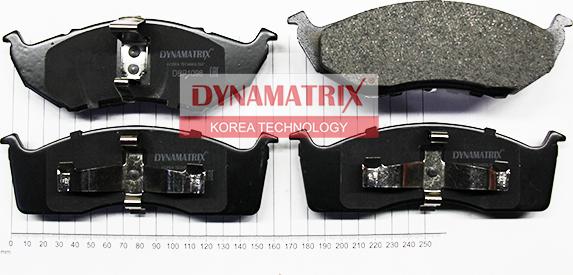 Dynamatrix DBP1098 - Гальмівні колодки, дискові гальма avtolavka.club