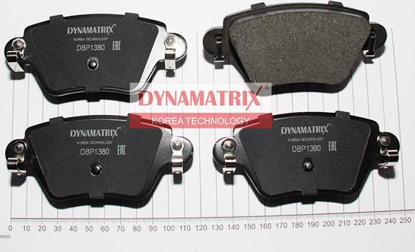 Dynamatrix DBP1380 - Гальмівні колодки, дискові гальма avtolavka.club