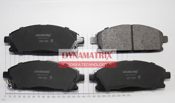 Dynamatrix DBP1263 - Гальмівні колодки, дискові гальма avtolavka.club