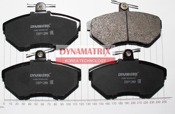 Dynamatrix DBP1289 - Гальмівні колодки, дискові гальма avtolavka.club