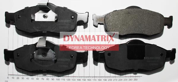 Dynamatrix DBP884 - Гальмівні колодки, дискові гальма avtolavka.club