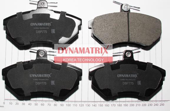 Dynamatrix DBP775 - Гальмівні колодки, дискові гальма avtolavka.club