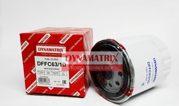 Dynamatrix DFFC63/1D - Паливний фільтр avtolavka.club