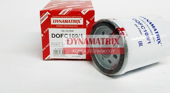 Dynamatrix DOFC109/1 - Масляний фільтр avtolavka.club