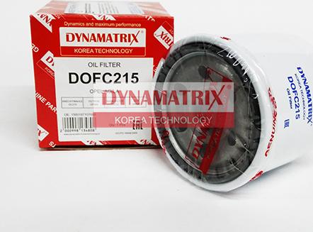 Dynamatrix DOFC215 - Масляний фільтр avtolavka.club