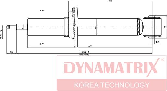 Dynamatrix DSA441902 - Амортизатор avtolavka.club