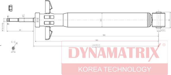 Dynamatrix DSA443209 - Амортизатор avtolavka.club