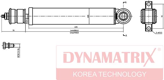 Dynamatrix DSA554004 - Амортизатор avtolavka.club