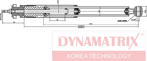 Dynamatrix DSA553198 - Амортизатор avtolavka.club