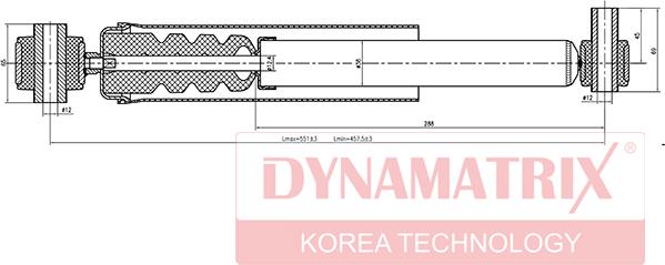 Dynamatrix DSA553803 - Амортизатор avtolavka.club