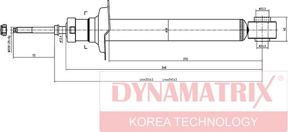 Dynamatrix DSA341142 - Амортизатор avtolavka.club