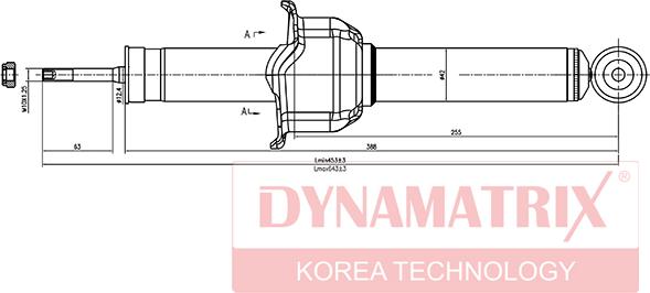 Dynamatrix DSA341261 - Амортизатор avtolavka.club