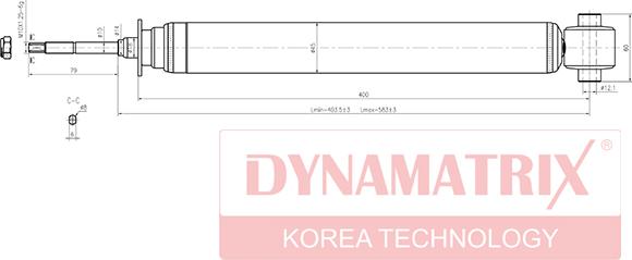 Dynamatrix DSA341231 - Амортизатор avtolavka.club